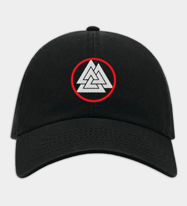 Casquette de baseball brodée Valknut